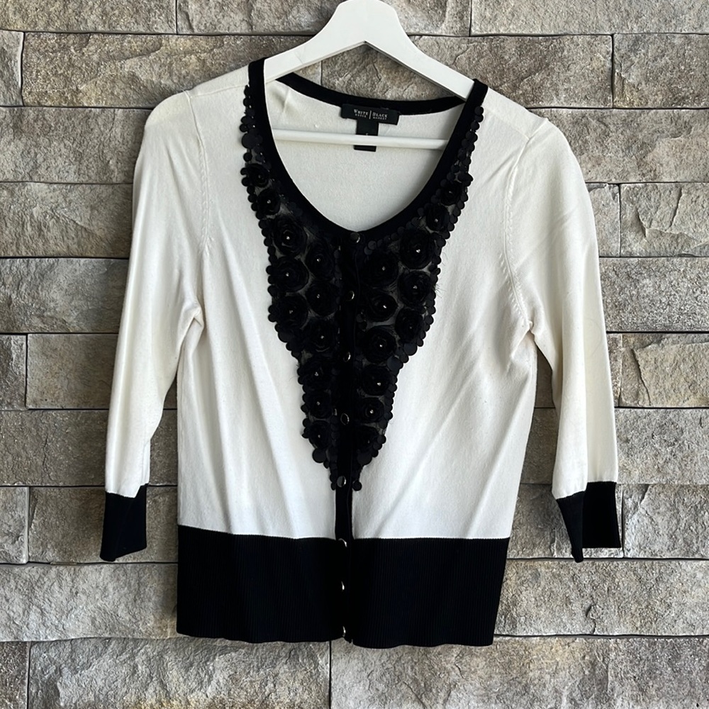 WHBM floral detail sweater